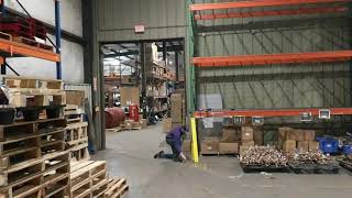 Pallet Rack Install Replacing Damaged Upright by P STROUTH LLC 383 views 3 years ago 31 seconds