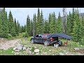 REMOTE CAMP & AMAZING STREAM - One week into a 2 month Truck Bed Camping road trip out west - RTp7