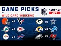 Super Wildcard Weekend NFL Game Picks
