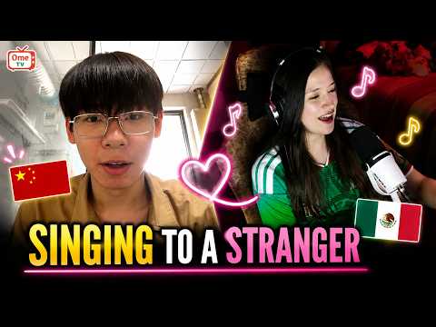 I shocked him speaking and singing in his language (Chinese)