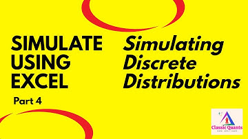 4. Simulating Discrete Distributions | Simulation using Excel #simulation #msexcel #analytics