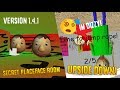 Secret PlaceFace and Upside Down! (Easter Eggs) | Baldi's Basics in Education and Learning v1.4.1