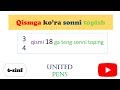 Qismga ko'ra sonni topish | 6-sinf matematikasi | United Pens