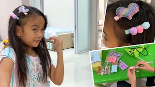 Diy Jepit Rambut Warna Rainbow Zara Cute Membuat Aksesoris Belanja Bahan Kerajinan Serba Pastel