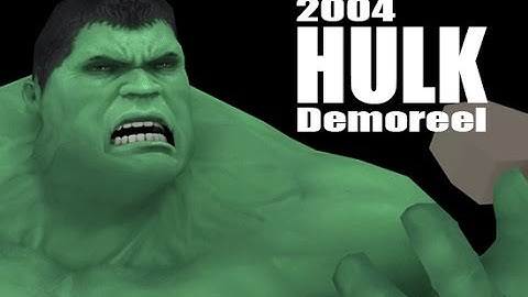 Incredible Hulk Animation Demoreel