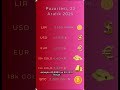 Bugün Döviz ve Altın Fiyatları | USD EUR BTC #shorts#bitcoin #shortvideo