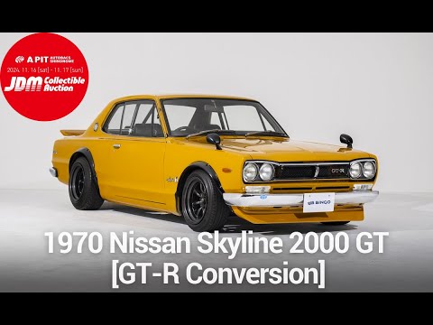 国産名車Nissan Skyline 2000GT-R KPGC10 (1970 JDM AUCTION】1970 Nissan Skyline 2000 GT [GT-R Conversion