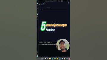 5/100 Hoisting - JS Concepts #coding #javascript #frontend #webdevelopment #concept #interview #job