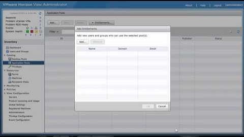 Publishing applications with VMware Horizon View 6