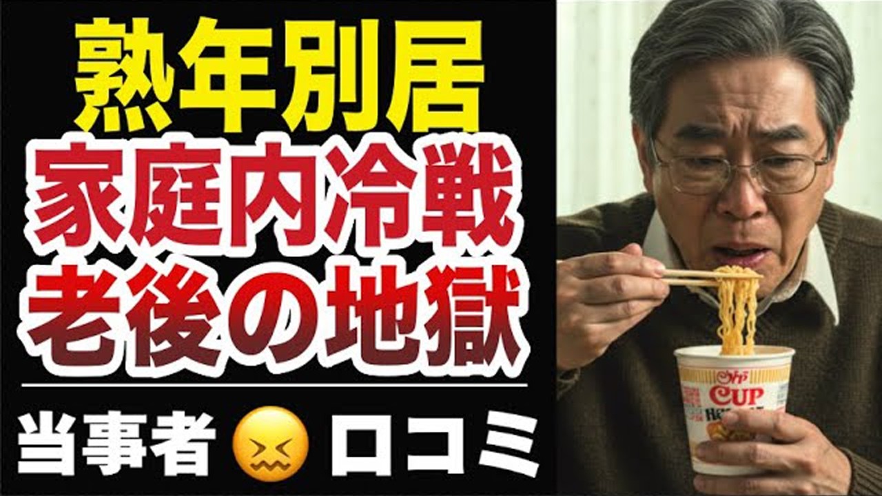 【熟年の悩み】家庭内別居は天国？地獄？