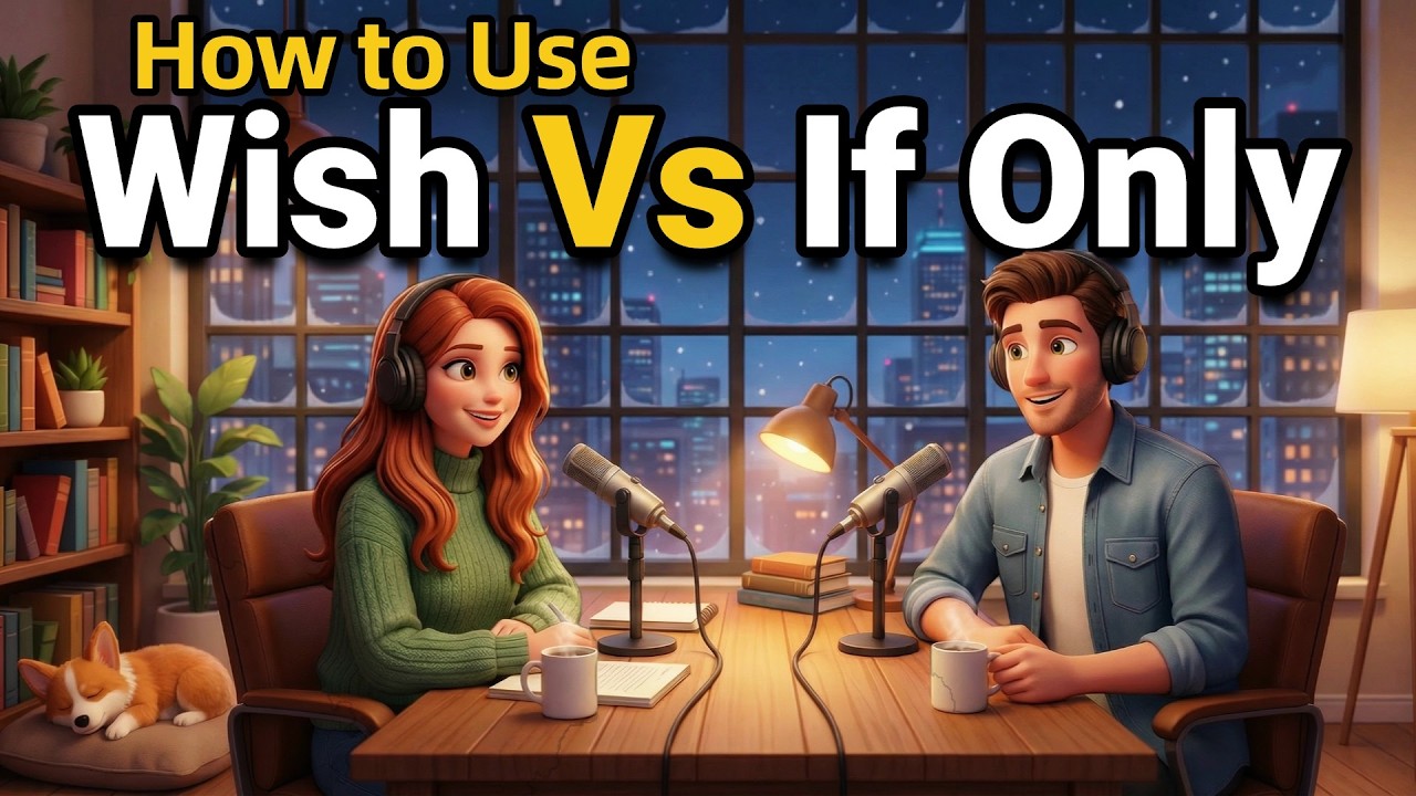 How to Use WISH & IF ONLY in Everyday English | Daily English Conversations | English Podcast