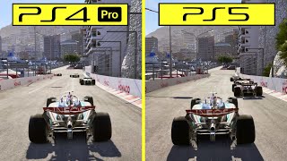 F1 24 PS4 Pro vs  PS5 Graphics Comparison - Monaco | Clear Weather #EApartner