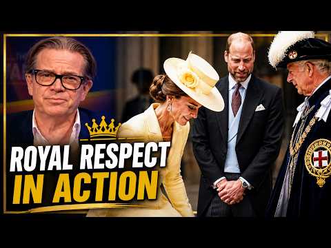 "PERFECT DOUBLE CURTSY!" Kate Dips TWICE for King Charles at Garter Day Future Queen Shows RESPECT