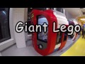 Giant Lego London Underground Train