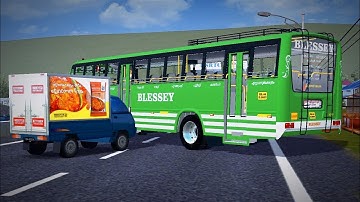 BLESSY Kerala Private Bus Mod In Bus Simulator Indonesia - Bussid Bus Mod - Bussid Car Mod - Bussid