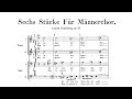 Miniature de la vidéo de la chanson 6 Pieces For Male Chorus, Op. 35: Gesetz