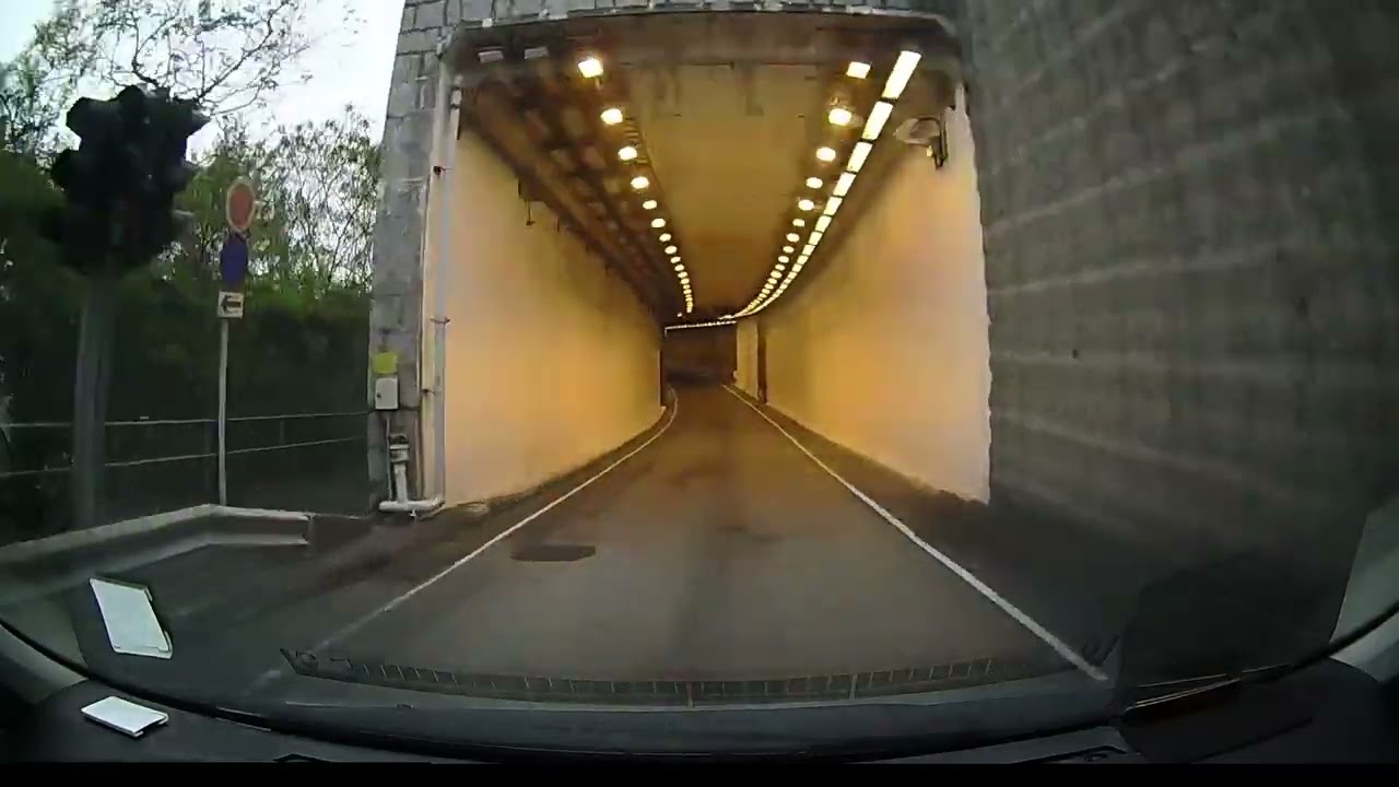 Tsing Ma Bridge Lower Deck Lane and the Dazzling Carpark Slope