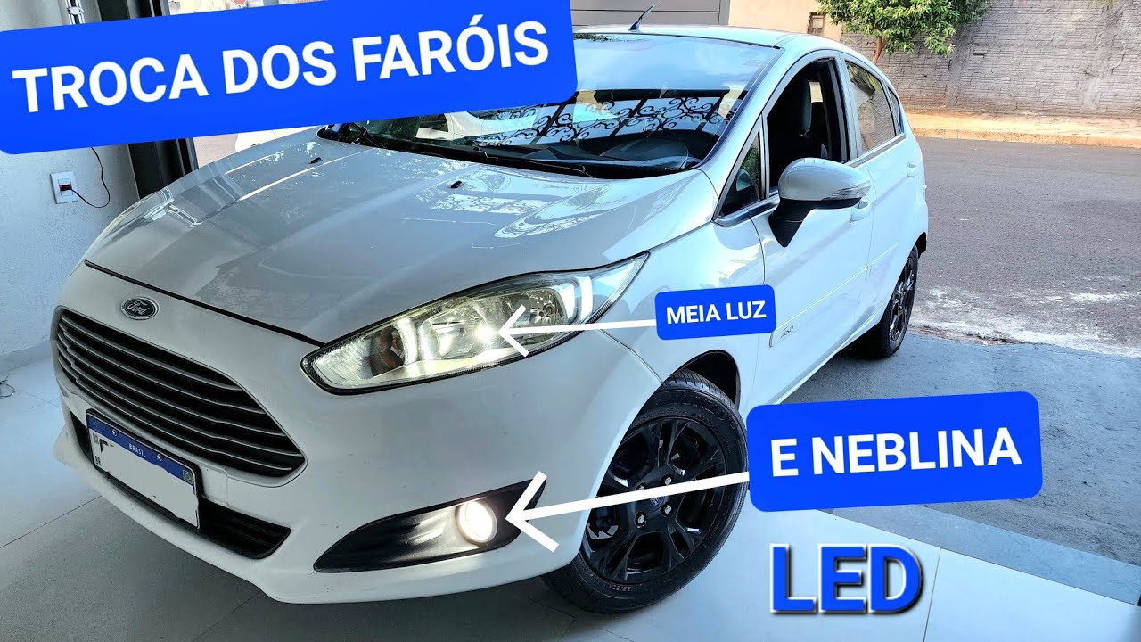 Troca das Lampadas de Neblina New Fiesta