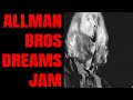 Allman brothers dreams jam style backing track d mixolydian