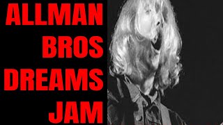 Dreams Jam Allman Brothers Style Southern Rock Guitar Backing Track (D Mixolydian) chords