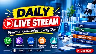 Pharmaguideline Live 27-09-2026 | Learn Pharmaceutical Concepts Live | GMP, Valodation  and more