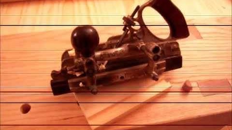 Fun with a Stanley #45 - 01 - Cutting a Groove