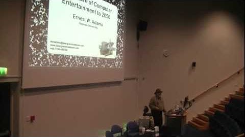 Dr. Ernest Adams - Game design consultant