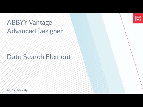 ABBYY Vantage Tutorial: How To Locate and Capture Dates