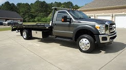 2016 FORD F550 FLATBED ROLLBACK TOW TRUCK CAR HAULER FOR SALE