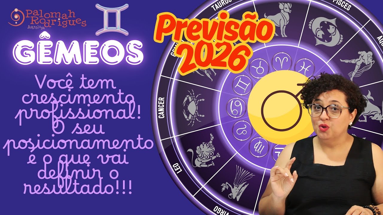 Previsões para o ano de 2026 - Gêmeos ♊ - Crescimento Profissional depende do seu posicionamento !