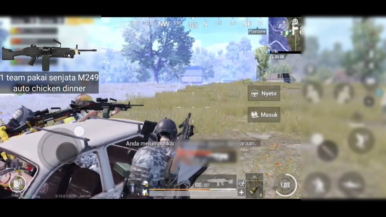 1 team senjata airdrop semua auto chicken | PUBGMOBILE - YouTube