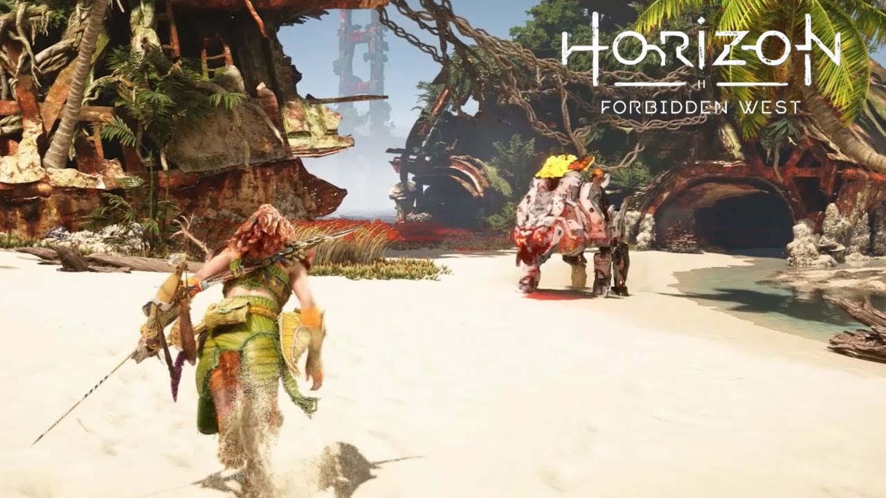 New Horizon Forbidden West Gameplay With Tremortusk & More (Horizon Zero Dawn 2 Gameplay)