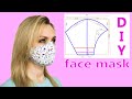 😷 Cloth Face Mask Diy 😷 Face Mask Pattern | Face Mask Sewing Tutorial