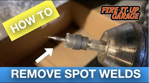 🛠️ HOW TO REMOVE SPOT WELDS in SHEET METAL | Car Restoration Made Easy 🔩