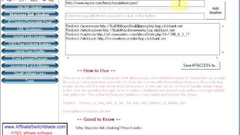 100% Free HTACCESS Link Cloak Software Free