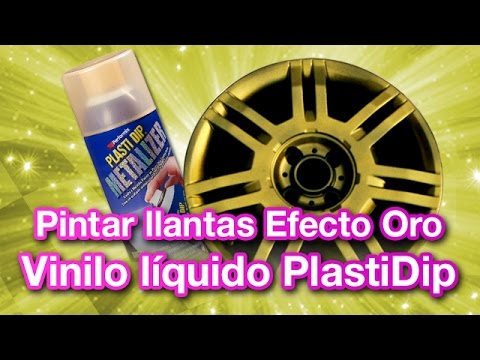 Pintura en spray para Llantas de Coche y Moto Amarillo Metalizado ES