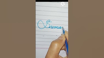 How to write cursive 