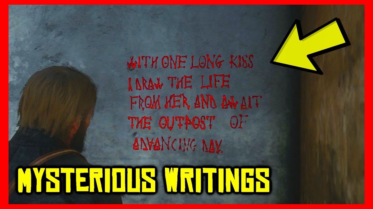 VAMPIRE MYSTERY IN RED DEAD REDEMPTION 2? (Mysterious Writings) - YouTube