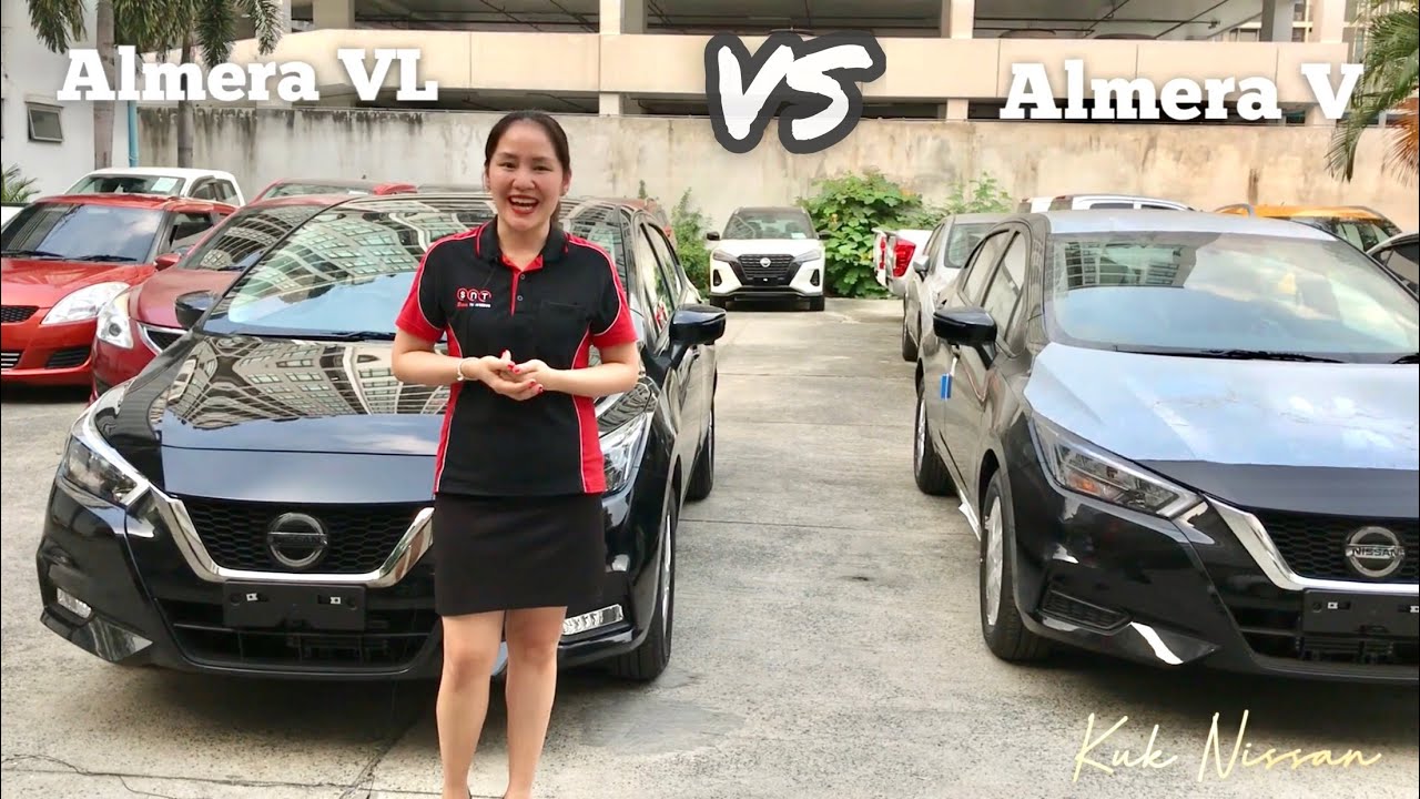 NISSAN ALMERA V VS. NISSAN ALMERA VL เปรียบเทียบจุดต่อจุด ...