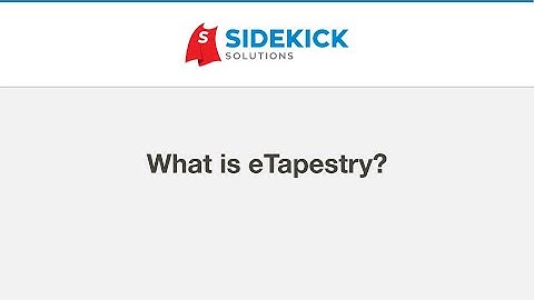 What is eTapestry?