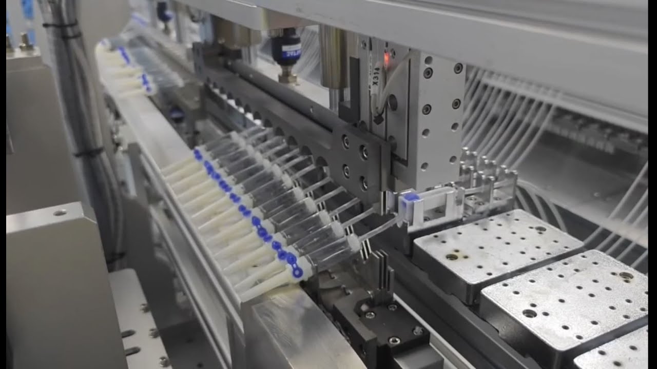 Newest Automatic Assembly Machines for Infusion set - YouTube