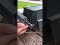 Sturdy and durable aluminum folding sliding door.Lowkey thinking every house needs one of these