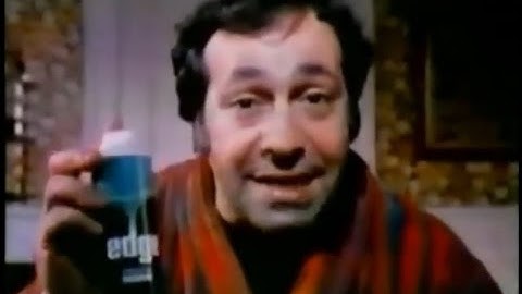 Edge Shaving Gel Commercial (1972)