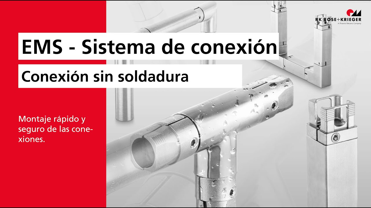 EMS - Sistema de conexión de acero inoxidable | RK Rose+Krieger