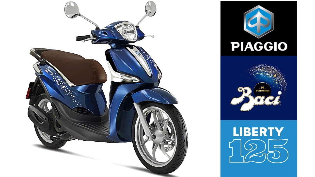 2022 Piaggio Liberty Baci Perugina 125 Special Edition: Price, Specs,  Features - YouTube