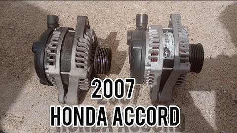 How to replace a alternator on a 2007 Honda Accord 3.0,3.2,3.5 litter  engine