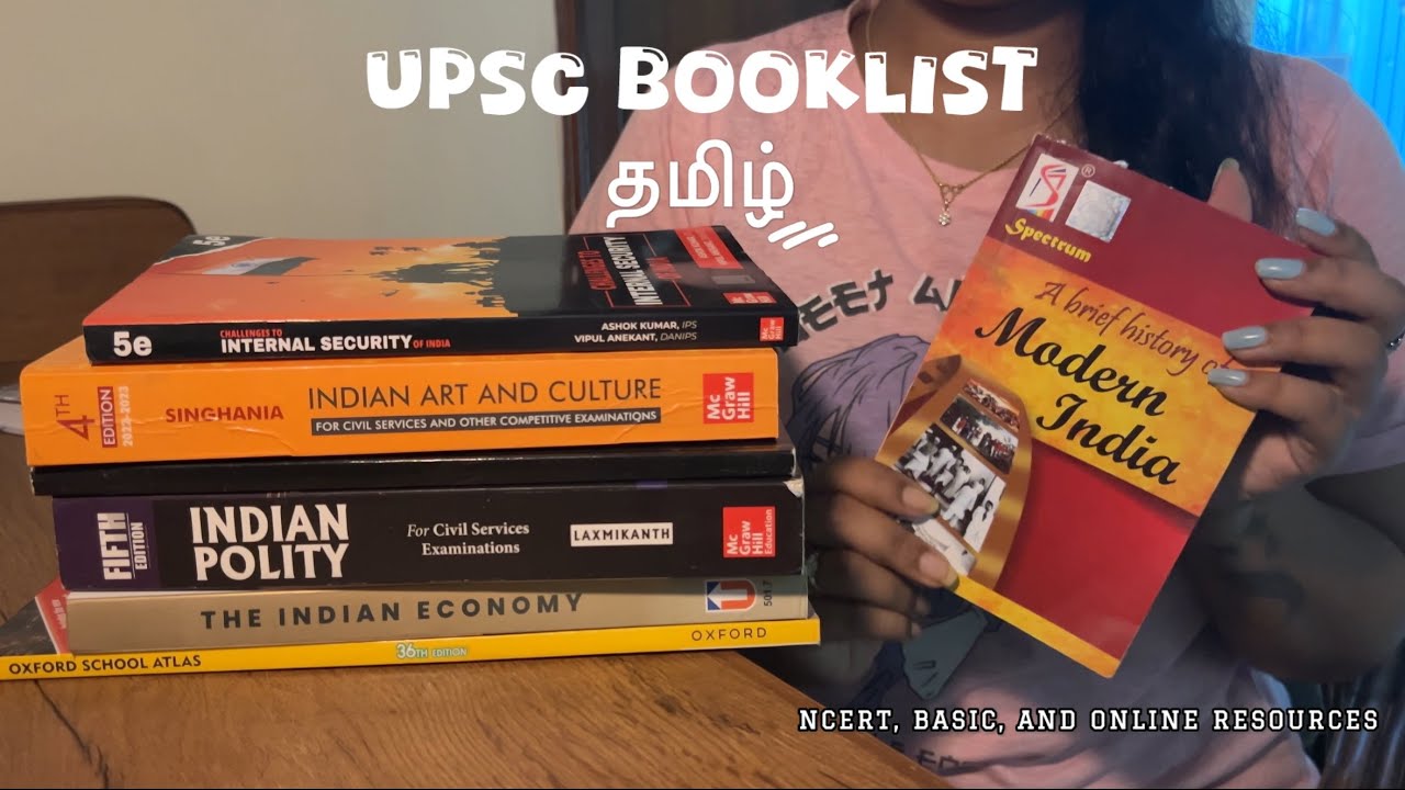 UPSC booklist in Tamil | NCERT and standard books for prelims and mains ...