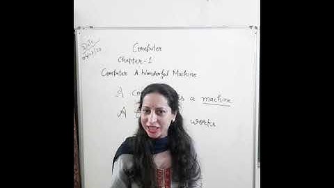 Class-II, Chapter-1, Computer:A Wonderful  Machine