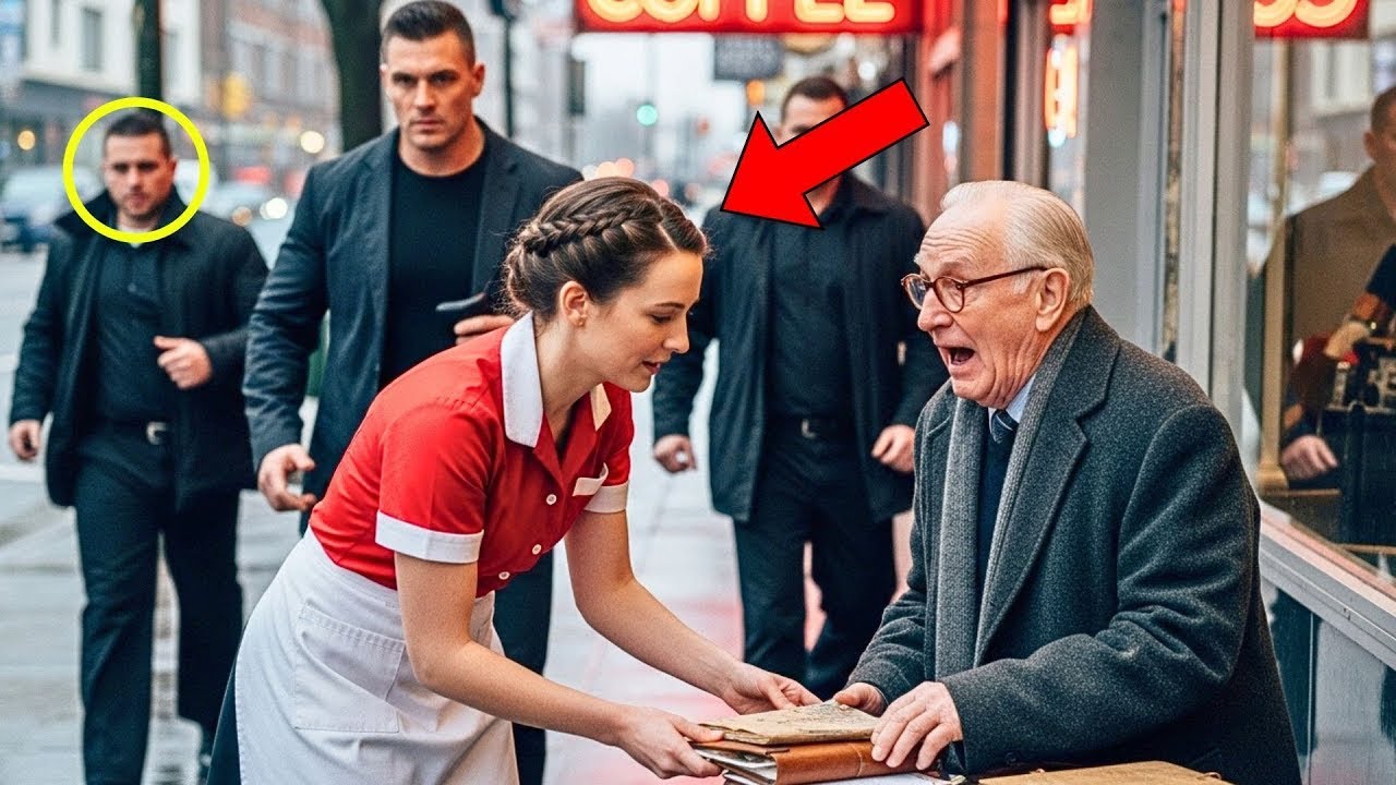 Kellnerin hilft altem Mann mit Taschen – am nächsten Tag erscheinen vier Bodyguards im Café