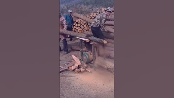 Bevel cutting wood - a good tool can improve the efficiency of doing things